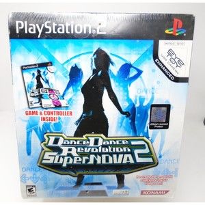 New Sealed Sony PlayStation 2 "Dance Dance Revolution 2 Super Nova" by Konami